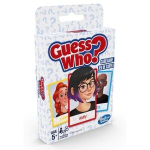 Hasbro Guess Who? Card Game Grab & Go Portable Hasbro Gaming BNIB